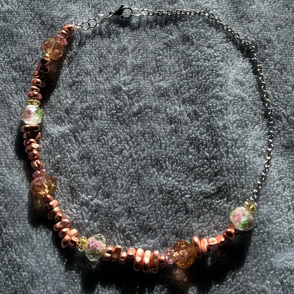 Rose gold chain choker - Picture 7 of 10